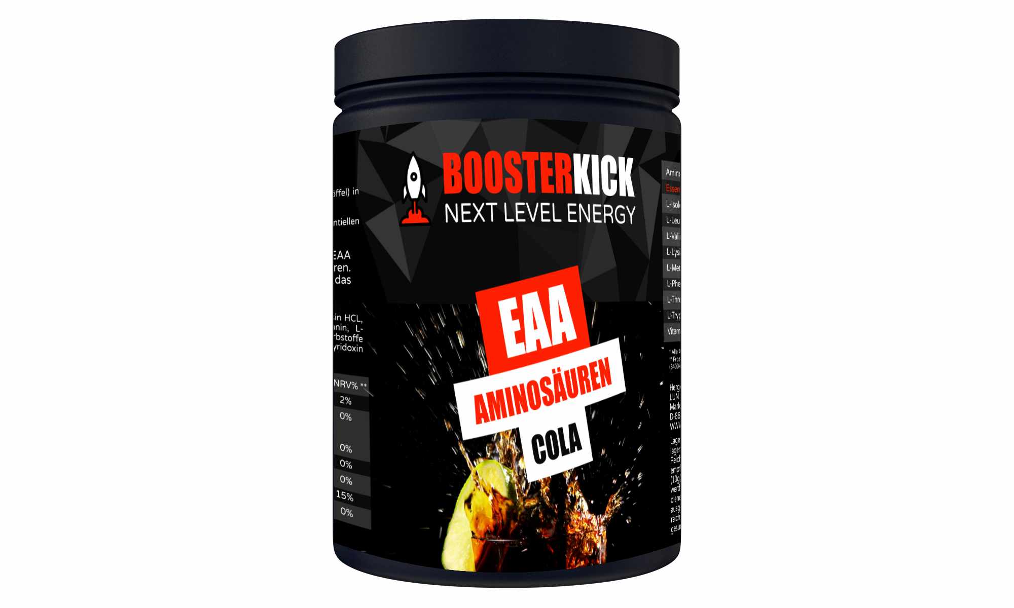 BOOSTERKICK EAA Cola 500g-Dose 