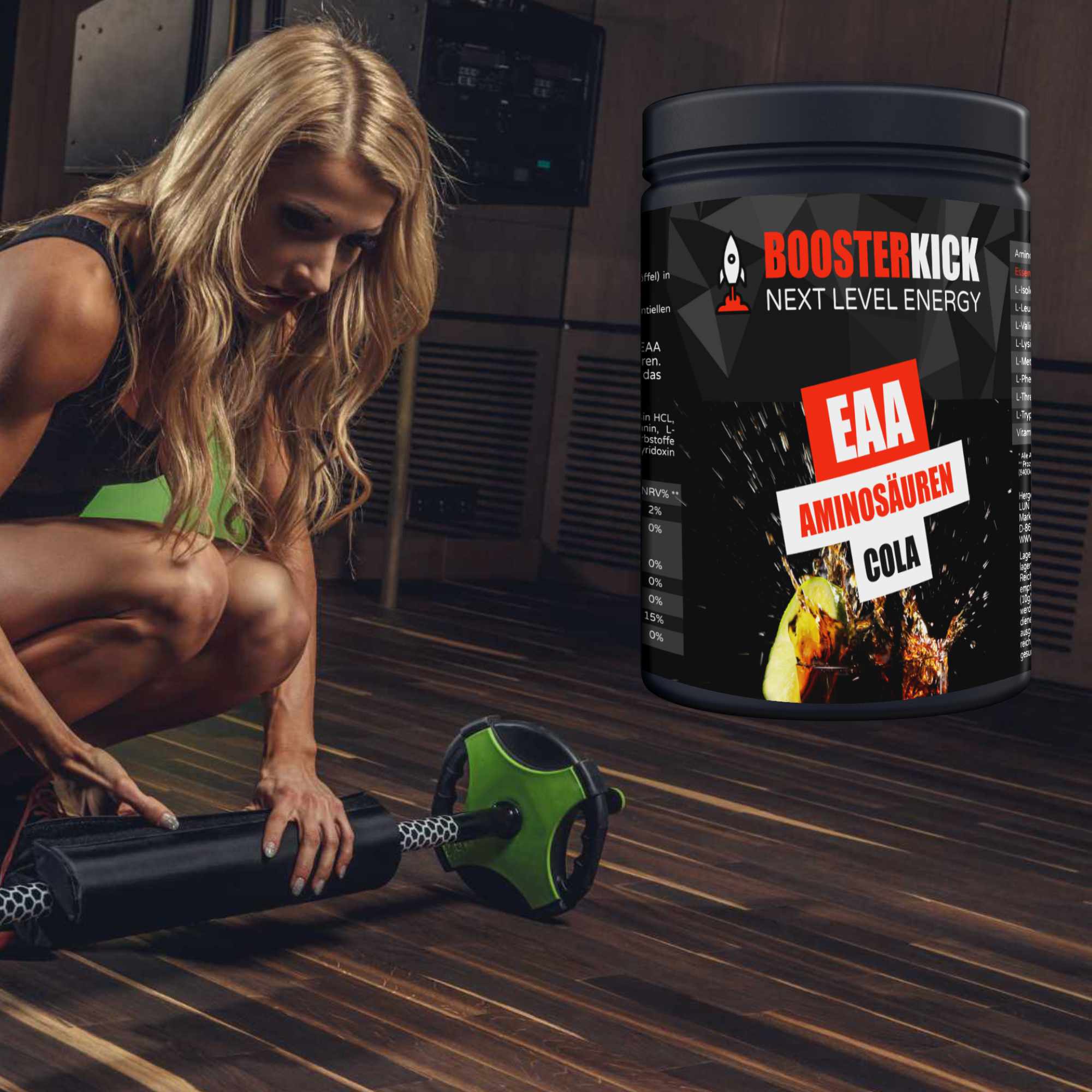 BOOSTERKICK EAA Cola 500g-Dose 